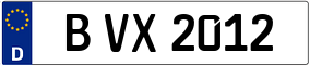 Truck License Plate